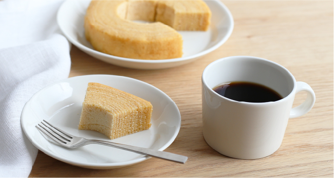 引き菓子のバームクーヘン